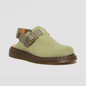 Dr Marten Jorge II Mules in Olive
